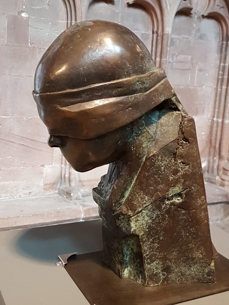 Maquette of Pity of War at Lichfield Cathedral
